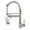 New Standard Single Handle kitchen faucet with pull-down kitchen faucet in Brushed Nickel